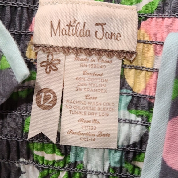 GUC Matilda Jane Gray Floral Tunic 12 - Picture 5 of 5